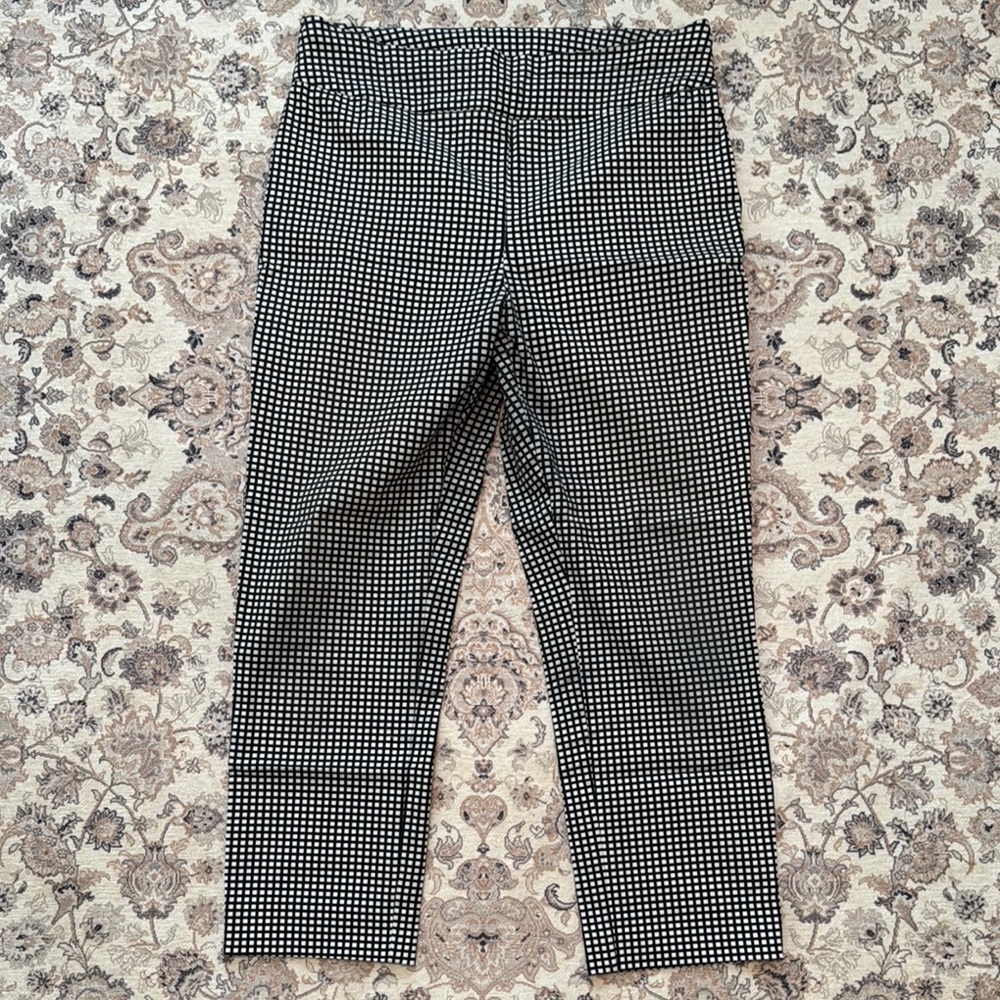 Chico's Black and White Patterned Pants